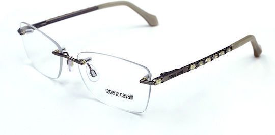 Roberto Cavalli Femei Metalic Rame Ochelari Auriu RC869 034