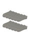 Ustyle Men's Socks Gray 12Pack