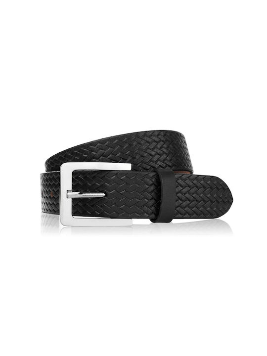 Men's Belt Leather Black
