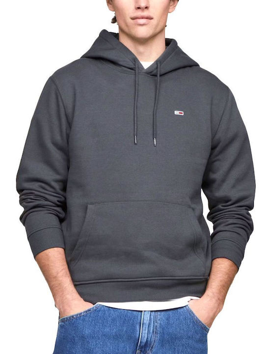 Tommy Hilfiger Flag Herren Sweatshirt mit Kapuze GRI