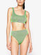 Bikini Sports Bra Green Black