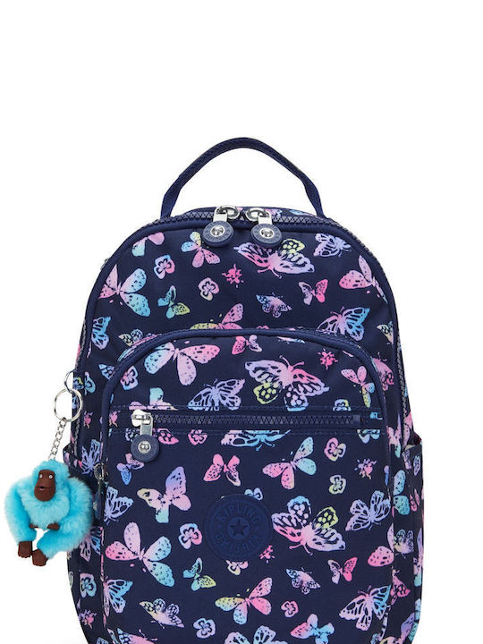 Kipling Seoul School Bag Backpack Junior High-High School Multicolored 14lt