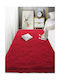 Modern Bedroom Rugs Set Red XAD-2048-KOKK 3pcs