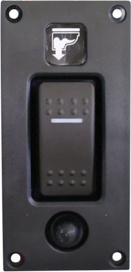 Bootsschalter & Steckdosen Toilette Elektrischer Schalter Mon-off 2 Positionen 3 Kontakte 12v/24v