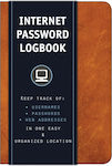 Internet Password Logbook (cognac Leatherette)