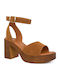 Leather Sandals Anatomic Tabac Brown