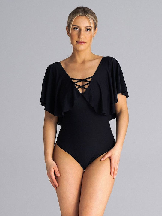 Figl Bodysuit pentru femei Negru