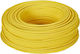 Stoffkabel 2x0.75mm² in Gelb Farbe 1m 1585yellow-elbulgaria