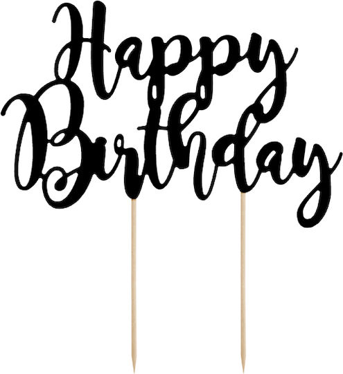 PartyDeco Happy Birthday Tortendekoration