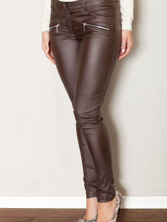 Figl Damen Hose Braun