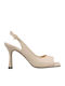 Leder Pumps Beige