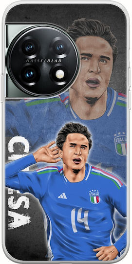 Euro 2024 Federico Chiesa Oneplus 11 5g Flexible Tpu Διάφανη Σιλικόνη