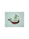 Lucky Charm Boat Silver 1pcs