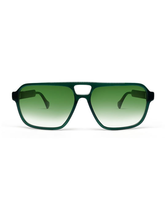Weareyes Sonnenbrillen mit Grün Rahmen und Grün Verlaufsfarbe Linse WAE.DB.00.01