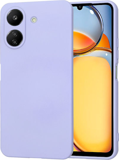 Techsuit Back Cover Σιλικόνης Μωβ (Xiaomi Redmi 13C, Poco C65)