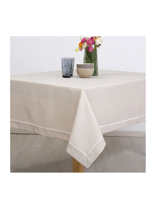 Dimeco Καρέ Τραπεζομάντηλο 3917 Beige 85x85εκ.