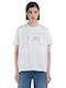 Replay Women's T-shirt Optic White
