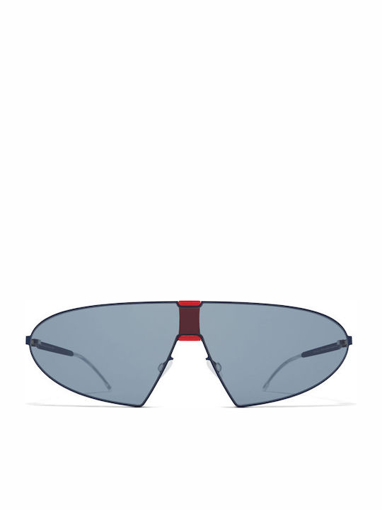 Mykita Karma Bărbătești Ochelari de soare cu Albastru Cadru și Albastru Lentilă