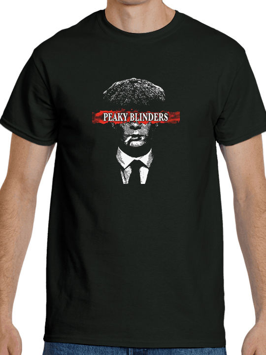 Peaky Blinders Seria T-shirt negru