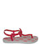 Sandals - Red - with bow