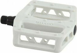 BMX Pedals Plastic Haro Clear (White)