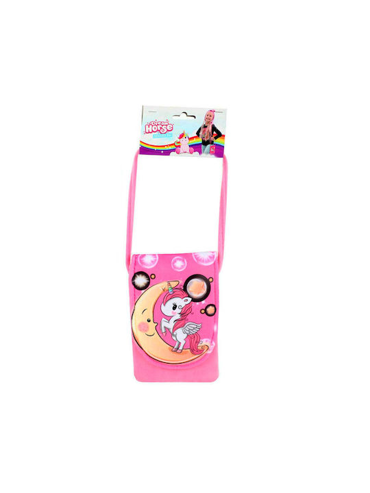 Kids Shoulder Bag Unicorn Shoulder Bag Over the Moon Pink Color