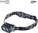 Bormann Rechargeable Headlamp LED IPX6 with Maximum Brightness 200lm Black