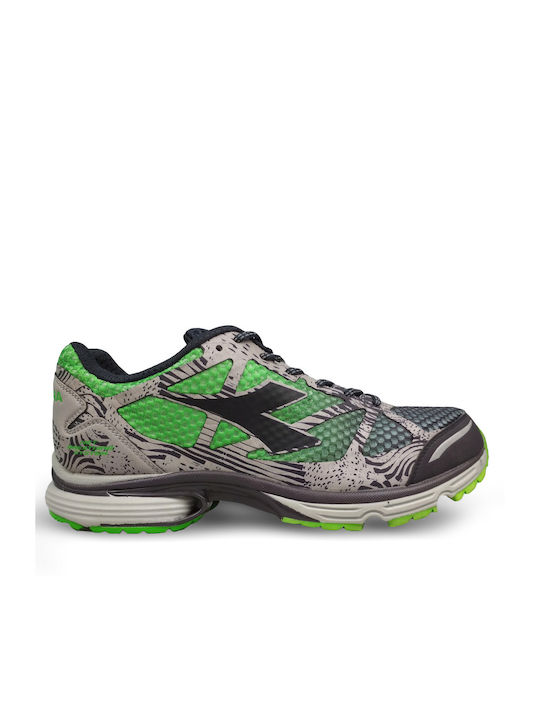 Diadora N-6100-3 Bright unisex de alergare adidași unisex gri - verde 170783 C5601