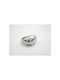 Steel Silver Oval Bob Ring