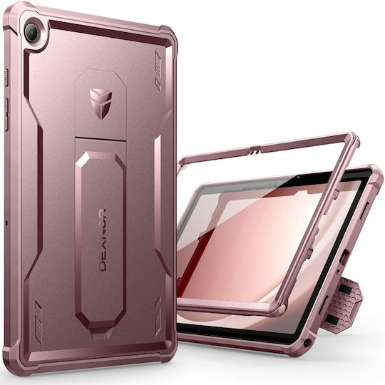 Dexnor Umschlag Rückseite Robust Rosa (Galaxy Tab A9)