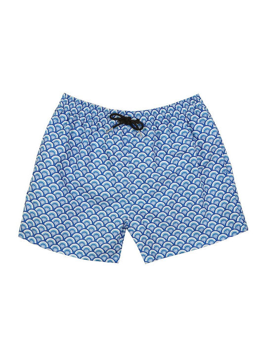 Men's Swimwear Men's Geometric Pattern Blue Blue