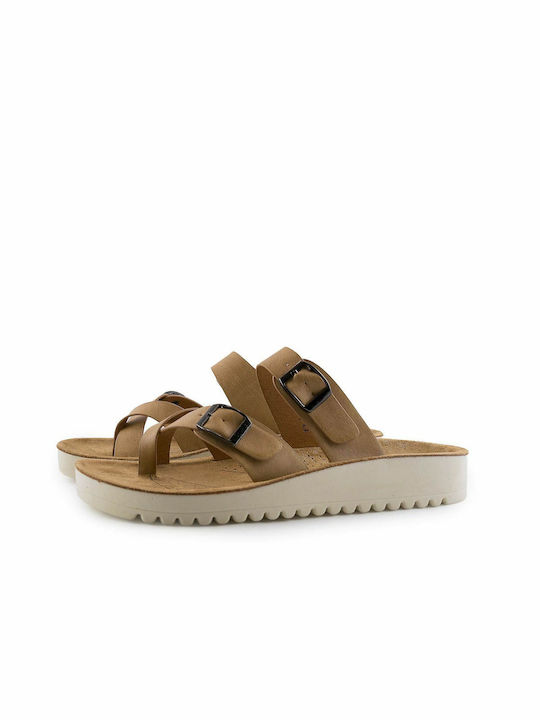 Amos Antrin Damen Sandalen CAMEL