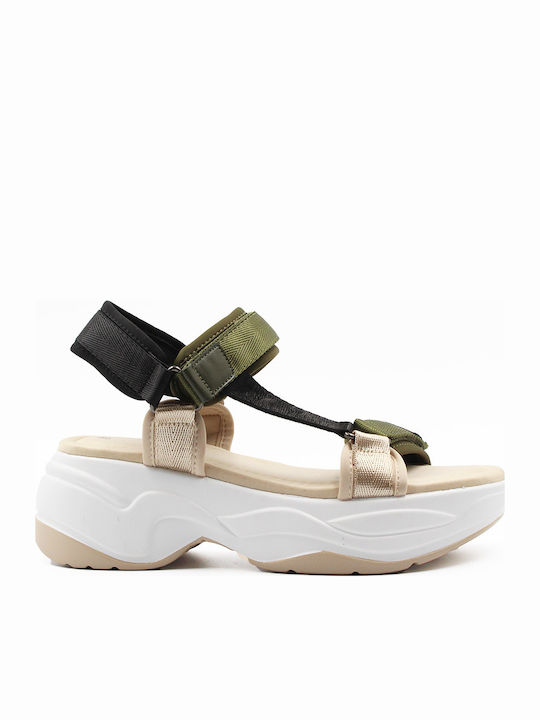 Alta Moda Δερμάτινα Γυναικεία Σανδάλια Sporty Π...