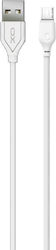 XO Nb103 USB-A to Lightning Cable Λευκό 2m (XO-NB103m-W2)