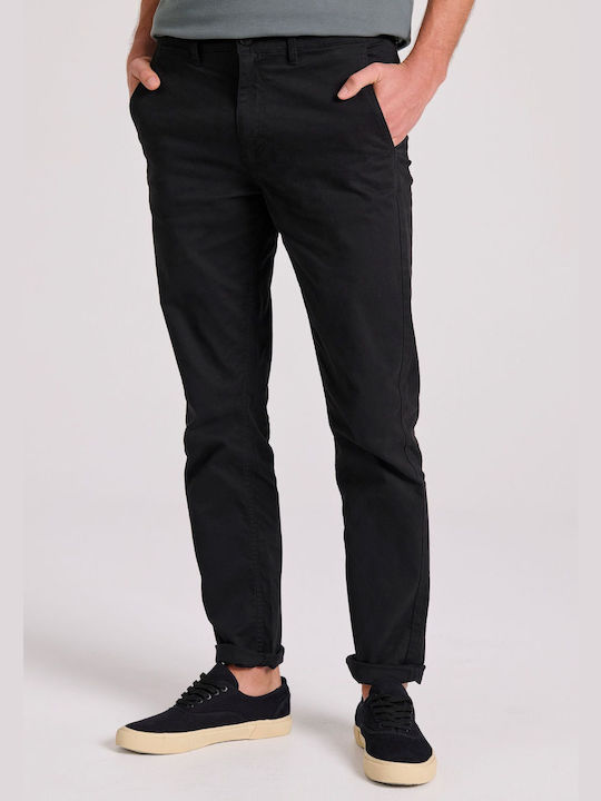 Garage Fifty5 Men's Trousers Chino in Regular Fit Black