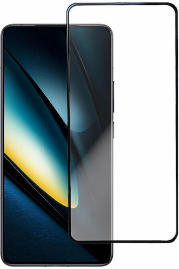 3D Tempered Glass Μαύρο (Xiaomi Poco F6 Pro)