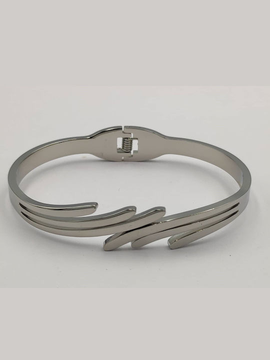 Stainless Steel Bracelet Silver Design 1 piece