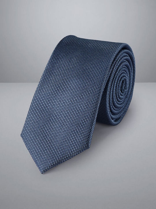 Charles Tyrwhitt Ανδρική Γραβάτα Μεταξωτή σε Μπλε Χρώμα