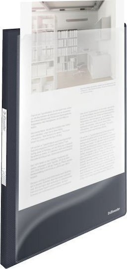 Esselte Esselte Display Book with 80 Plastic Sleeves for A4 Paper Black