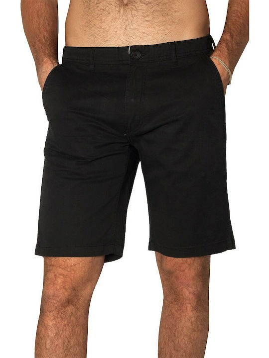 Gnious Ανδρική Βερμούδα Chino Μαύρη