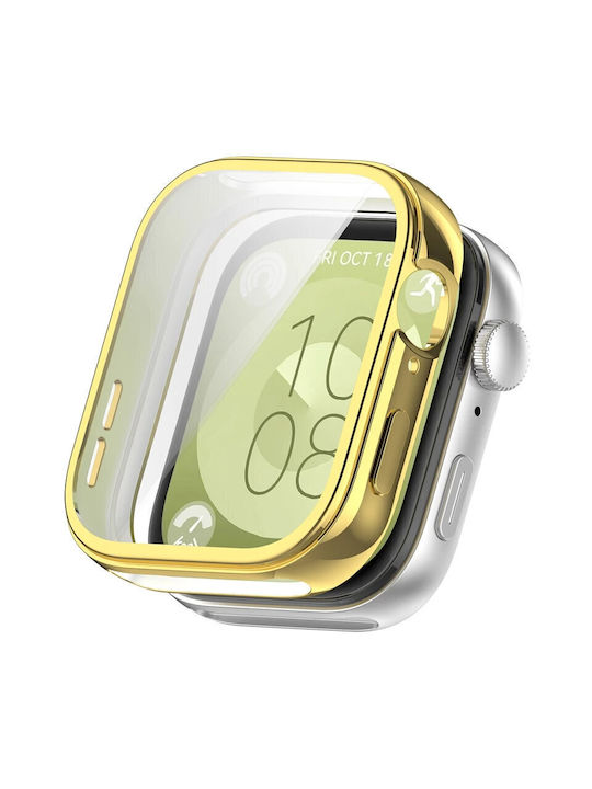 Θήκη Σιλικόνης σε Χρυσό χρώμα για το Xiaomi Redmi Watch 3 Lite / Watch 3 Active