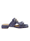 MULES K28-23A NAVY SUEDE - NAVY