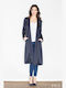 Figl Women's Long Coat Blue