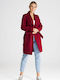 Figl Women's Coat with Belt Red