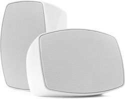 Power Dynamics Passive On-wall Speakers 60W (Pair) in White Color