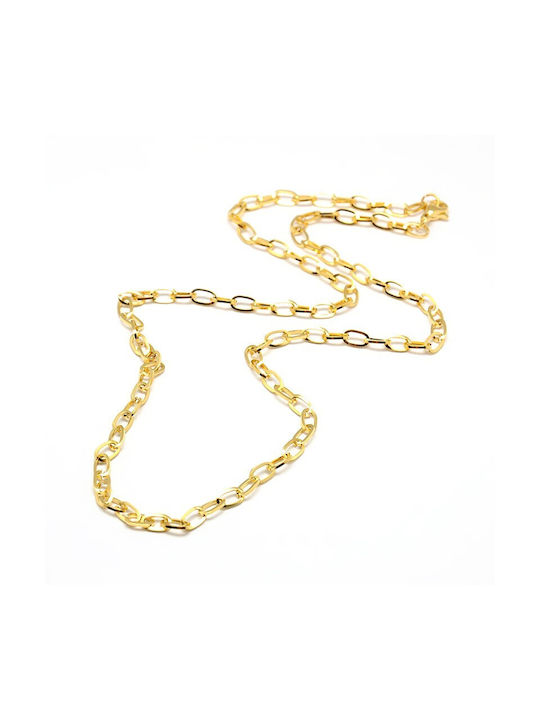 Steel Gold Chain 50cm 1pc