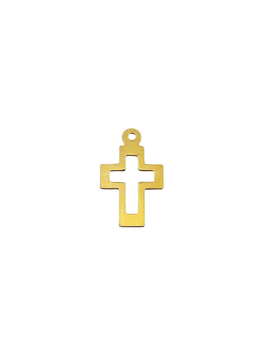 Cross from Gold Plated Silver