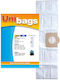 Unibags Vacuum Cleaner Bags 3pcs Compatible with AEG / Bestron / Black & Decker / Bomann / Bosch / Clatronic / Delonghi / Eta / Fakir / Hoover / Karcher / Nilfisk / Philips / Rowenta / Siemens / Thomas Vacuum Cleaners