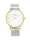 Pacific Women's Watch 39mm Battery with Silver Metal Bracelet