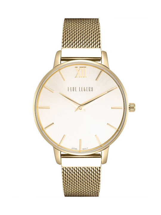 Paul Lorens Uhr mit Gold Metallarmband